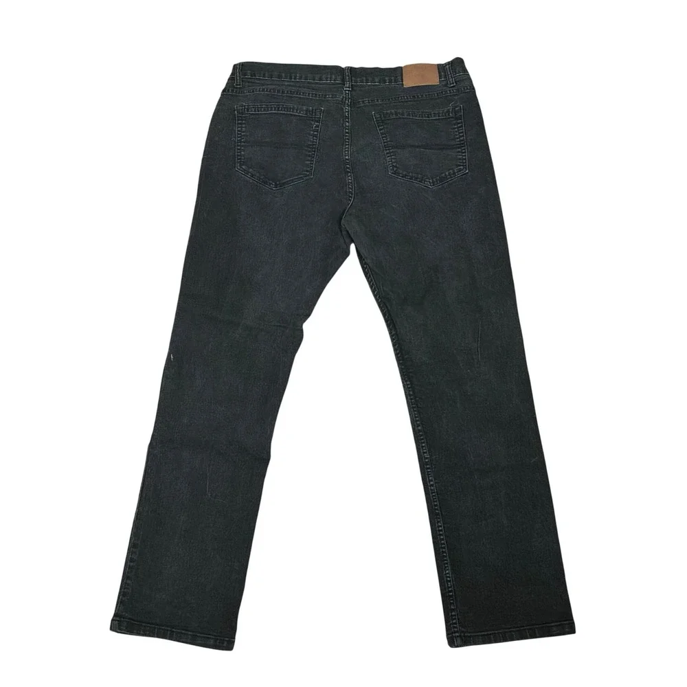 Beverly Hills Polo Club Jeans Men 38x32 Black Excellent Straight Leg Denim